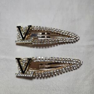 ✨️ FASHION BLING HAIR CLIPS GOLD